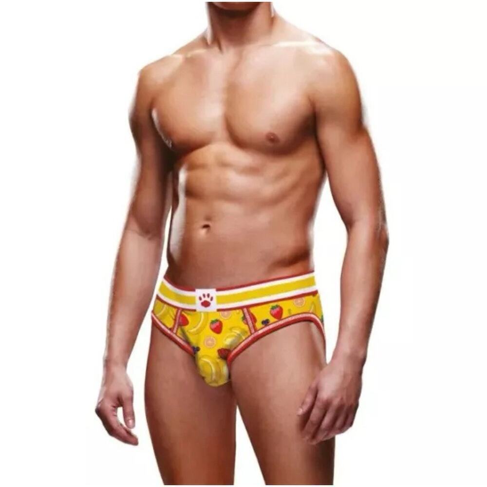 🦋B2G1🦋PROWLER Men’s FRUITS Pattern Open Exposed Back Brief Underwear Lingerie
